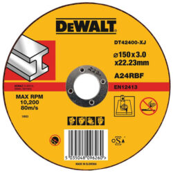 DEWALT DT42400 Kotouč řezný 150x3mm - Kotouč řezný 150x3mm 
